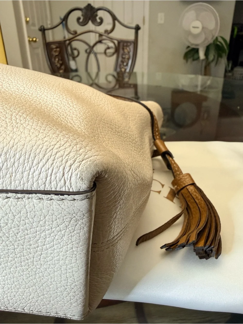 Coach pebbled leather